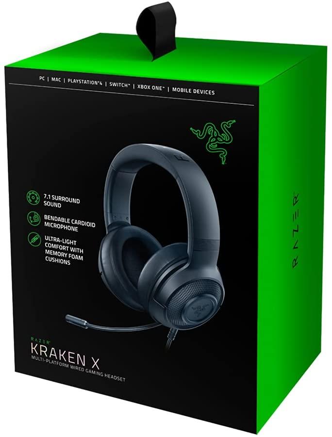 RAZER Cuffie da gaming Razer Kraken nero